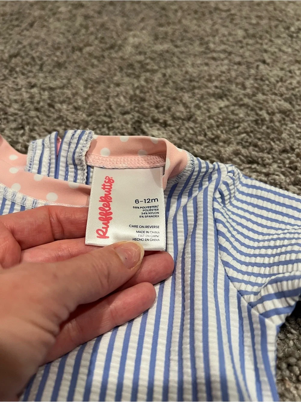 Ruffle Butt Swimsuit Bundle - size 6-12 month